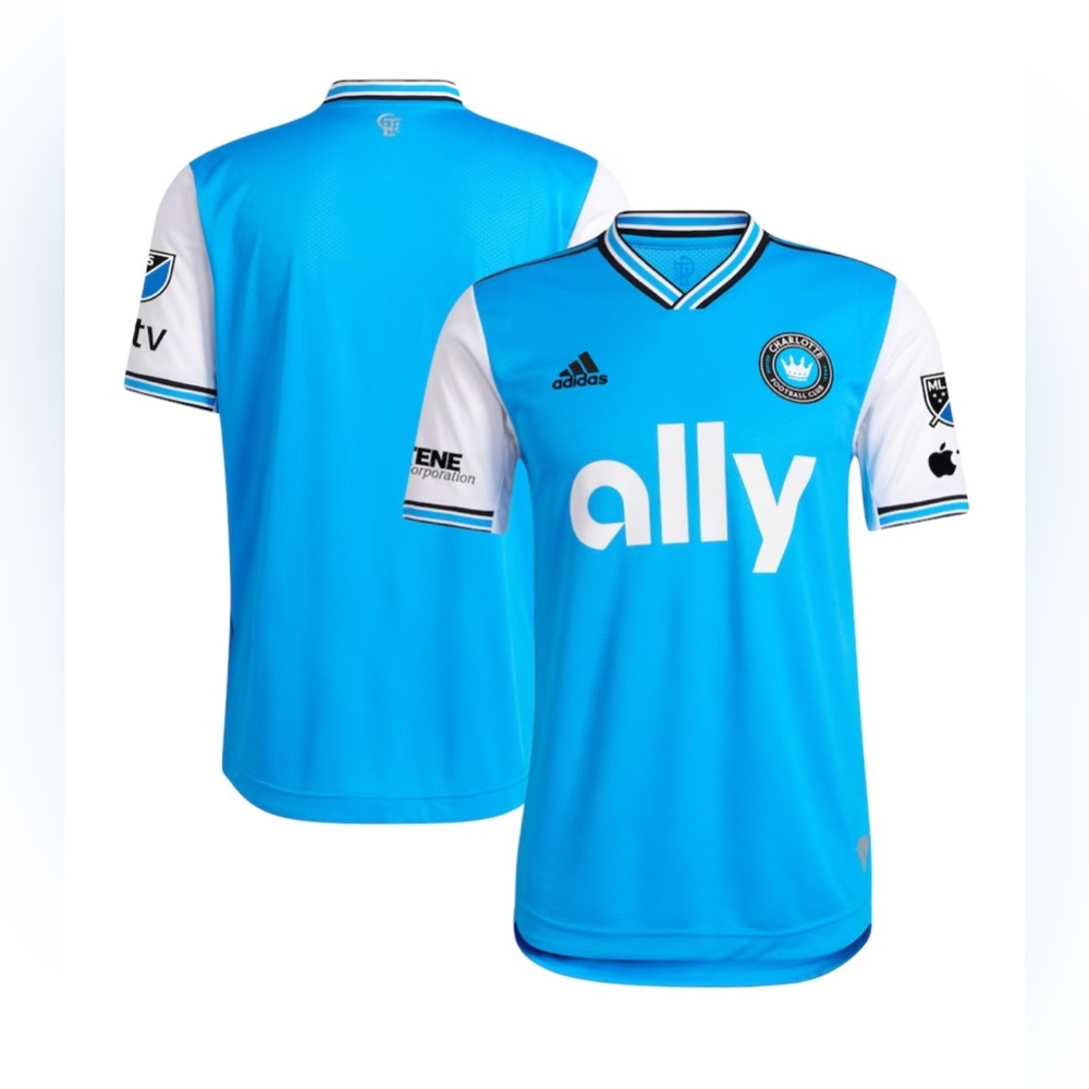 Charlotte FC Authentic Men’s MLS Soccer Jersey NWT
